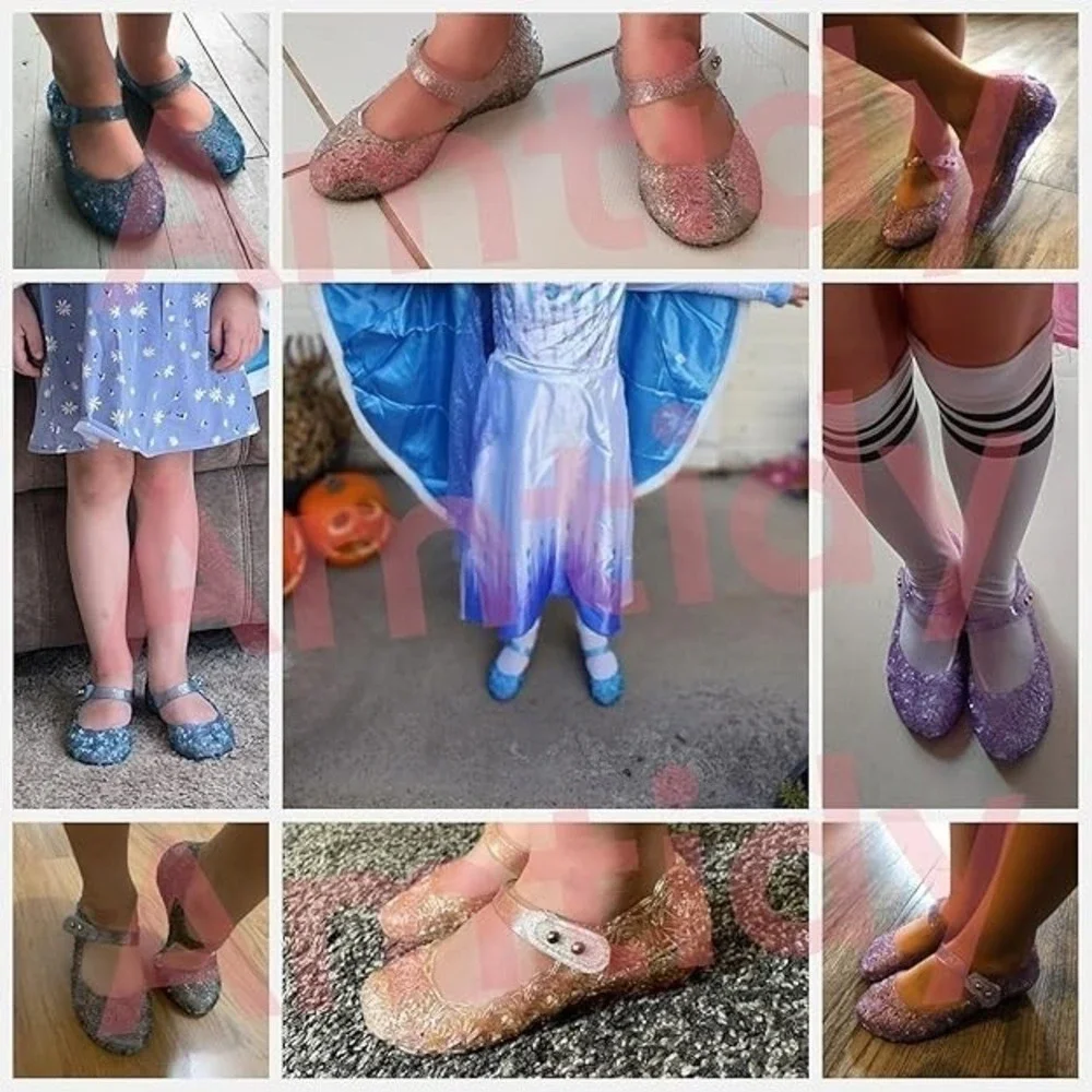 Flats Mary Jane Dance Party Cosplay Shoes/Sandals - Gold - Size 12 Little Kid